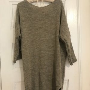 Oversized Dress with Back Bow